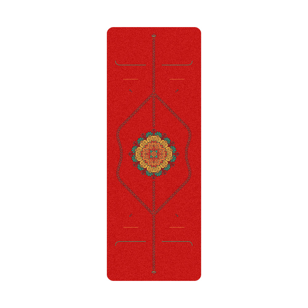 Pilates Yoga Matte - Zen Rhyme Frosted Pu Natural Rubber