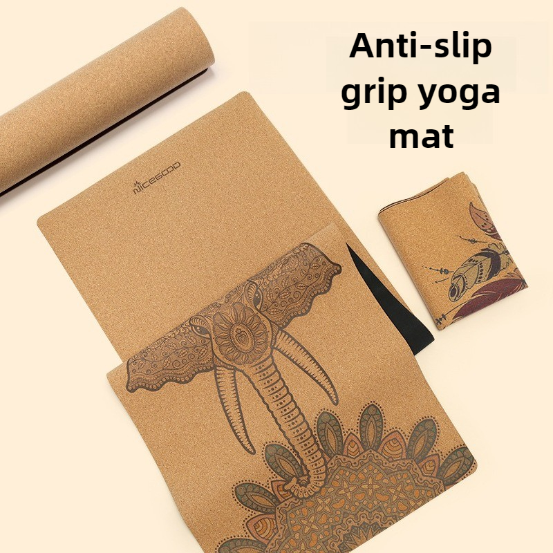 Pilates Yoga Matte - Pilates Equipment Yoga Mat Anti-Slip Cork