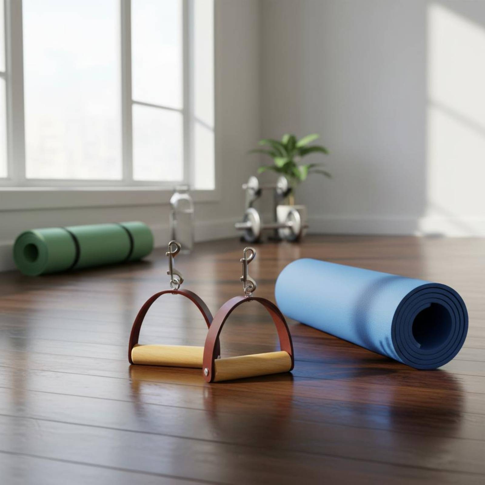 2Pcs/Set Pilates Leather Handl - Pilates & Yoga Unleashed Studio Tuckahoe ulasan dan harga
