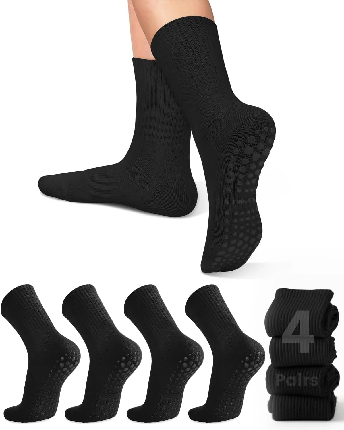 4 pairs of women's yoga socks, - Pilates & Yoga Unleashed Studio Tuckahoe ulasan dan harga