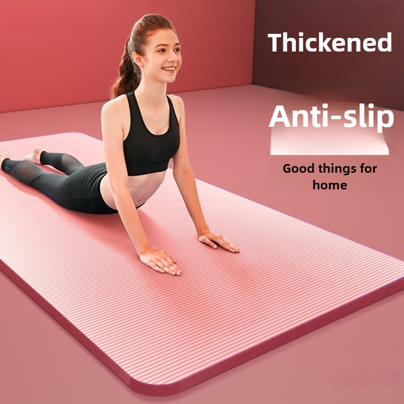 Thick Yoga Mat Anti-skid Sport - Pilates Yoga Matte ulasan dan harga