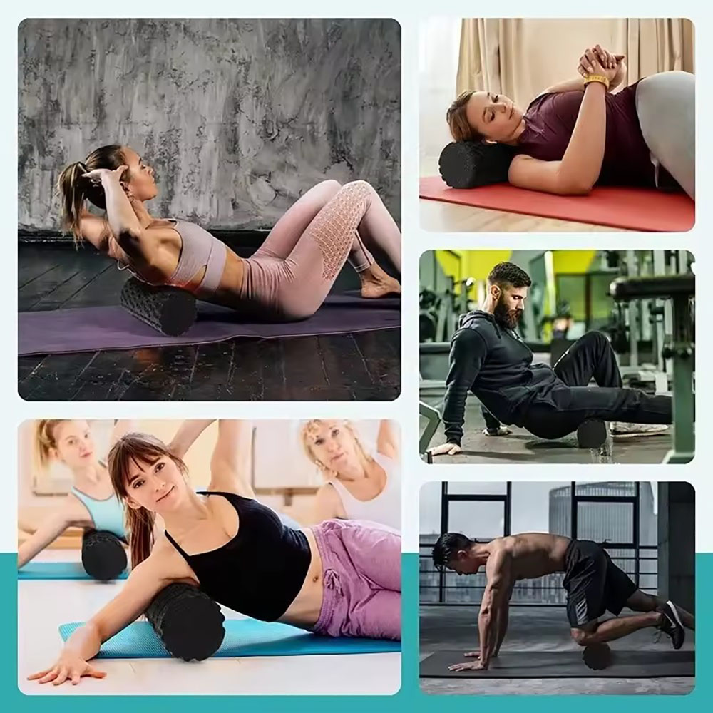 33cm Foam Roller for Muscle Ma - Pilates Yoga Roller ulasan dan harga