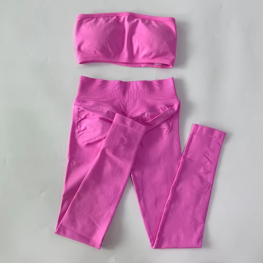 2 Piece Strapless Women's Band - Pilates Yoga Legging ulasan dan harga