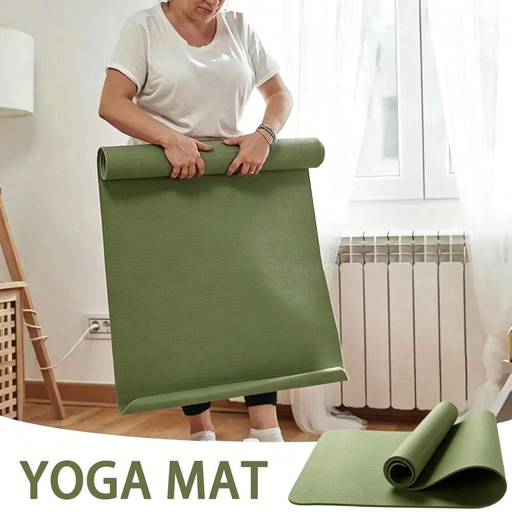 Thick Yoga Mat Anti-skid Sport - Pilates Yoga Matte ulasan dan harga